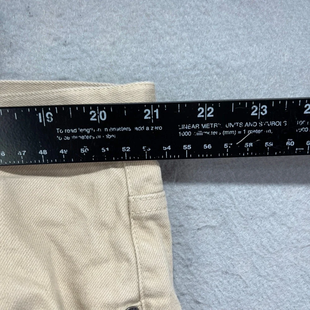 Proper Cloth Pants Mens 44x32 Novara Tan Khaki Slub Stretch Office Twill Modern